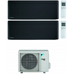 CONDIZIONATORE DAIKIN STYLISH TOTAL BLACK WI-FI DUAL SPLIT 7000+9000 BTU INVERTER GAS R-32 2MXM40N A+++