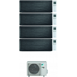 CONDIZIONATORE DAIKIN STYLISH REAL BLACKWOOD WI-FI QUADRI SPLIT 7000+7000+7000+12000 BTU INVERTER R32 4MXM80N A+++