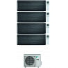 CONDIZIONATORE DAIKIN STYLISH REAL BLACKWOOD WI-FI QUADRI SPLIT 7000+12000+12000+12000 BTU INVERTER R32 4MXM80N A+++
