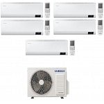 CONDIZIONATORE SAMSUNG PENTA SPLIT CEBU 7000+7000+9000+9000+9000 BTU WIFI INVERTER AJ100TXJ5KG A++