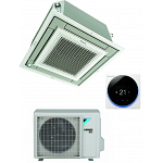 CONDIZIONATORE DAIKIN CASSETTA A 4 VIE FULLY FLAT 9000 BTU MONOSPLIT INVERTER FFA25A9 CON COMANDO A FILO E GRIGLIA A++