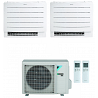 CONDIZIONATORE DAIKIN DUAL SPLIT A PAVIMENTO PERFERA FLOOR 9000+12000 BTU WIFI INVERTER 2MXM50N A+++
