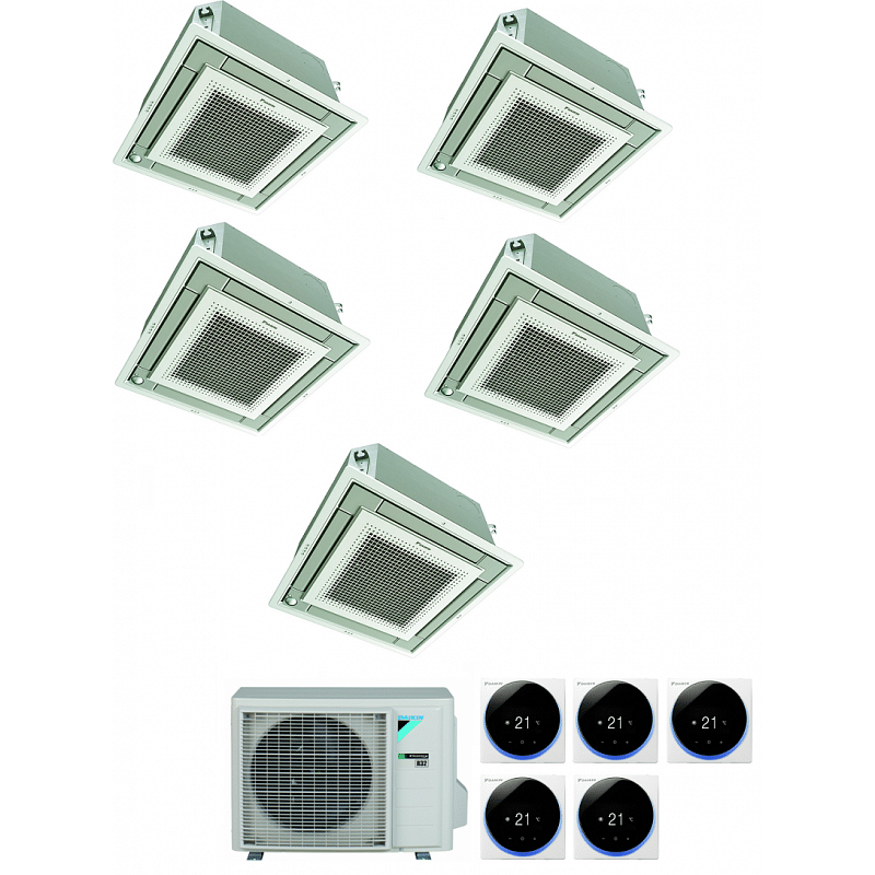 https:zetaidraulica.gumlet.io condizionatore daikin penta split cassetta a 4 vie fully flat 90009000120001200012000 btu inverter 5mxm90n