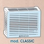 KLIMA COVER COPERTURA PER UNITÁ ESTERNA CLIMATIZZATORE MOD. CLASSIC L COLORE BIANCO