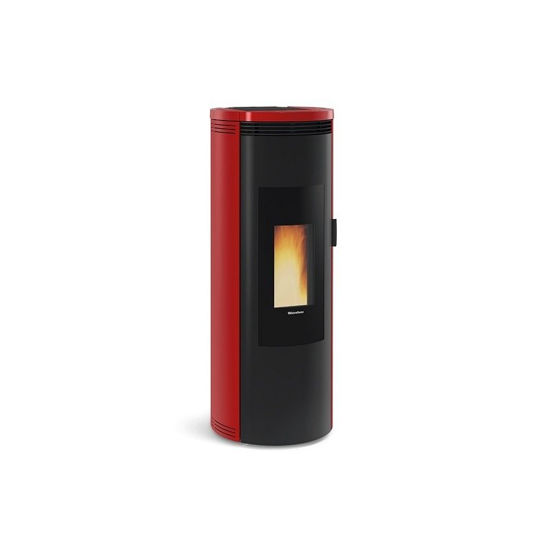 https:zetaidraulica.gumlet.io stufa a pellet la nordica extraflame amika 8 kw in acciaio colore bordeaux ad aria