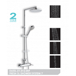 NIKLES COLONNA DOCCIA FRESH SL SHOWER SYSTEM 7 SOFFIONE TONDO
