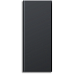 RADIATORE TERMOSIFONE ELETTRICO SVEDESE VERTICALE ICON 10 RADIALIGHT TERMOCONVETTORE TOP 1000 W NERO ANTRACITE