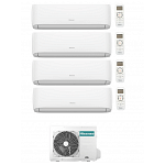 CONDIZIONATORE HISENSE QUADRI SPLIT HI-COMFORT 7000+12000+12000+18000 BTU WIFI INVERTER 4AMW105U4RAA A++