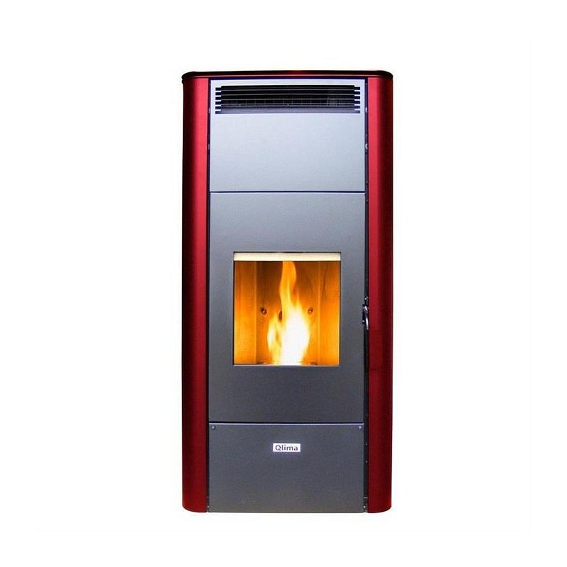 https:zetaidraulica.gumlet.io termostufa a pellet qlima donata 194 idro s line 221 kw in acciaio colore rossa ad acqua