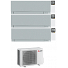 CONDIZIONATORE MITSUBISHI TRIAL SPLIT KIRIGAMINE ZEN SILVER 7000+7000+7000 BTU WIFI INVERTER MXZ-3F54VF3 A+++