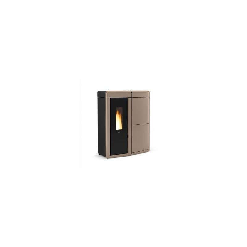 https:zetaidraulica.gumlet.io termostufa idro a pellet la nordica extraflame evelyne idro 175 kw in maiolica colore tortora