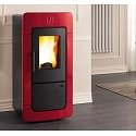 https:zetaidraulica.gumlet.io termostufa a pellet la nordica extraflame diadema acs idro 284 kw in maiolica bordeaux kit acqua sanitaria ad acqua