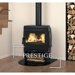 STUFA A LEGNA LA NORDICA EXTRAFLAME TAHITI EPS 8,0 KW INTERAMENTE IN GHISA SMALTATA AD ARIA