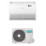 CONDIZIONATORE HISENSE PAVIMENTO SOFFITTO 42000 BTU INVERTER MONOSPLIT AUV125UR4RC4 CON COMANDO REMOTO TRIFASE