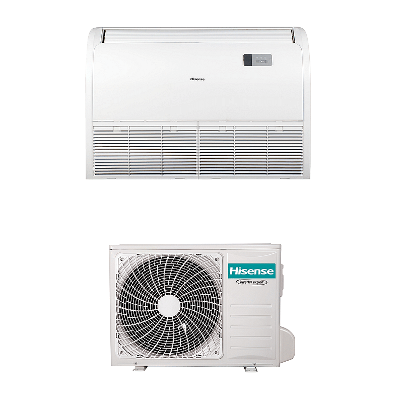 https:zetaidraulica.gumlet.io condizionatore hisense pavimento soffitto 42000 btu inveter monosplit auv125ur4rc4 con comando remoto