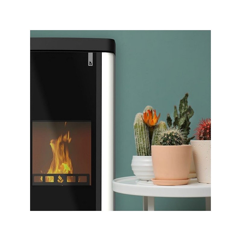https:zetaidraulica.gumlet.io termostufa a multicombustibile girolami soft 172 kw in acciaio colore bianco con top in maiolica con acqua calda sanitaria wifi