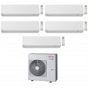 CONDIZIONATORE TOSHIBA PENTA SPLIT SHORAI EDGE 7000+9000+9000+9000+9000 BTU WIFI INVERTER RAS-5M34U2AVG A++