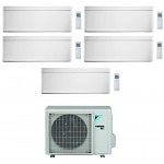 CONDIZIONATORE DAIKIN PENTA SPLIT STYLISH 7000+7000+7000+9000+15000 BTU BIANCO WIFI INVERTER 5MXM90N A+++