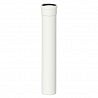 TUBO PROLUNGA PER KIT SCARICO FUMI SDOPPIATO 1 METRO 80 MM