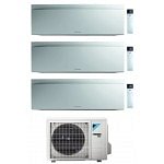 CONDIZIONATORE DAIKIN TRIAL SPLIT EMURA 9000+9000+15000 BTU BIANCO WIFI INVERTER 3MXM68N A+++