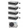 CONDIZIONATORE DAIKIN QUADRI SPLIT CANALIZZABILE ULTRAPIATTO 9000+12000+12000+12000 BTU INVERTER 4MXM80N CON COMANDO A FILO A+++