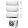 CONDIZIONATORE FERROLI TRIAL SPLIT GIADA M 9000+9000+9000 BTU WIFI INVERTER ESTERNA 21-3 A++