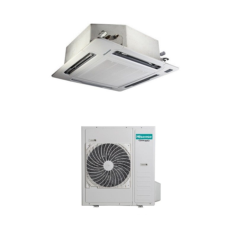 https:zetaidraulica.gumlet.io copy of hisense condizionatore cassetta a 4 vie monosplit inverter gas r32 42000 btu auc125ur4rhb4 a