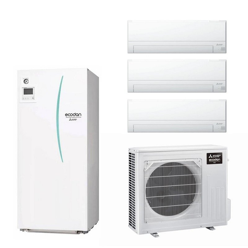 https:zetaidraulica.gumlet.io sistema mitsubishi ecodan multi 75 kw gas r 32 monofase inverter con msz bt 700070007000 serbatoio small acs 200 litri