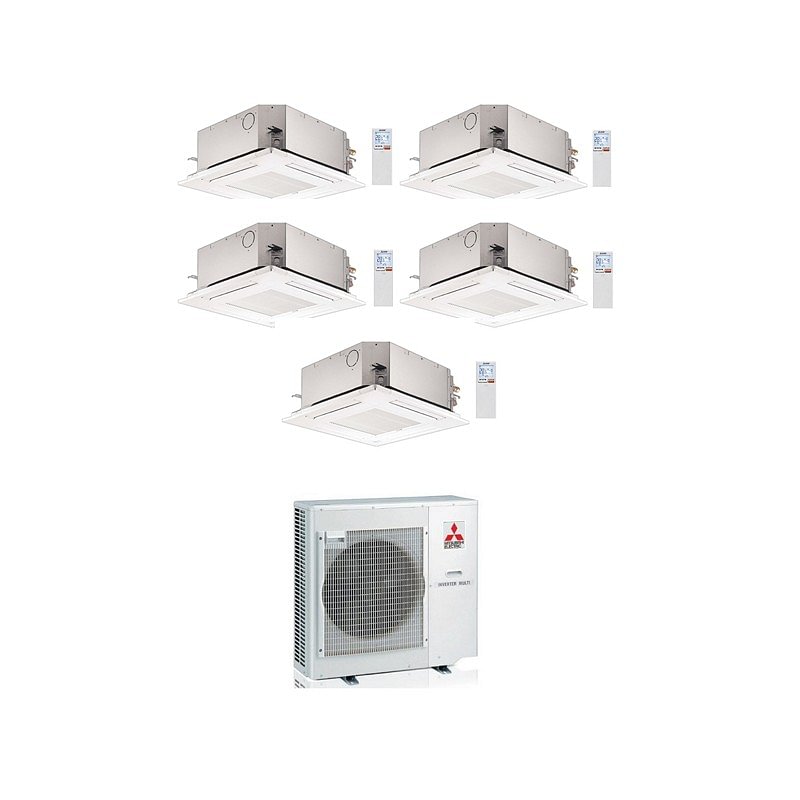 https:zetaidraulica.gumlet.io condizionatore mitsubishi penta split cassetta a 4 vie slz m 900090009000900018000 btu wifi inverter mxz 5f102vf