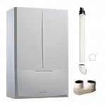 CALDAIA IMMERGAS VICTRIX KW TT 24 PLUS A CONDENSAZIONE SOLO RISCALDAMENTO 24 KW METANO/GPL 3.025514 + KIT FUMI OMAGGIO