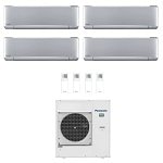 CONDIZIONATORE PANASONIC QUADRI SPLIT ETHEREA SILVER 7000+7000+9000+12000 BTU WIFI INVERTER CU-4Z80TBE A++