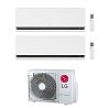 CONDIZIONATORE LG DUAL SPLIT DUALCOOL PREMIUM 9000+9000 BTU WIFI INVERTER MU2RW17 A+++