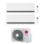 CONDIZIONATORE LG DUAL SPLIT DUALCOOL DELUXE 9000+12000 BTU WIFI INVERTER MU2RW17 A+++