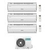 CONDIZIONATORE HISENSE TRIAL SPLIT SILENTIUM PRO 9000+9000+12000 BTU WIFI INVERTER 3AMW52U4RJC A++