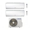 PRODOTTO OUTLET CONDIZIONATORE SAMSUNG DUAL SPLIT SERIE P PLUS 12000+12000 BTU AJ050MCJ R410 A++