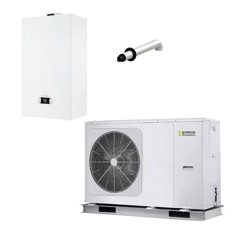 https:zetaidraulica.gumlet.io sistema pompa di calore ibrida beretta hybrid ciao x 25kw hydro unit chiller 80 kw monofase inverter con modulo idronico a