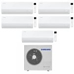 CONDIZIONATORE SAMSUNG PENTA SPLIT CEBU S2 7000+9000+12000+12000+12000 BTU WIFI INVERTER AJ100TXJ5KG/EU A++