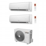 CONDIZIONATORE FERROLI DUAL SPLIT GIADA M 12000+18000 BTU WIFI INVERTER ESTERNA 27-3 A++