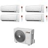 CONDIZIONATORE FERROLI QUADRI SPLIT GIADA M 9000+9000+9000+9000 BTU WIFI INVERTER ESTERNA 28-4 A++