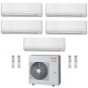 CONDIZIONATORE TOSHIBA PENTA SPLIT SEIYA CLASSIC 5000+5000+5000+12000+18000 BTU INVERTER RAS-5M34G3AVG-E A++