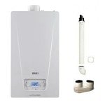 CALDAIA BAXI LUNA CLASSIC 28 KW A CONDENSAZIONE CAMERA STAGNA METANO/GPL A7795901 + KIT FUMI OMAGGIO