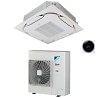 CONDIZIONATORE DAIKIN CASSETTA A 4 VIE ROUND FLOW 36000 BTU MONOSPLIT INVERTER FCAG100B CON COMANDO A FILO E GRIGLIA A+