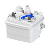 STAZIONE DI SOLLEVAMENTO SANITRIT SFA SANICUBIC 1 WP SQ1WP PER ACQUA DI SCARICO