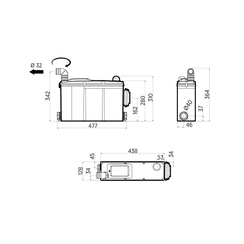 https:zetaidraulica.gumlet.io trituratore wc sanitrit sfa watersan 6 ws6 da incasso per scarico bagno lavabo e doccia completo