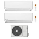 CONDIZIONATORE CLIVET DUAL SPLIT EZCOOL 9000+9000 BTU INVERTER WIFI MU2-Y 41M A++