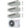 CONDIZIONATORE TOSHIBA CANALIZZABILE TRIAL SPLIT RAS-MU2DVG-E 9000+12000+12000 BTU INVERTER RAS-3M18G3AVG-E A+++