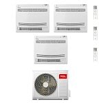 CONDIZIONATORE TCL TRIAL SPLIT CONSOLE A PAVIMENTO 12000+12000+18000 BTU WIFI INVERTER MT3240 A++
