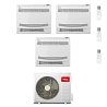 CONDIZIONATORE TCL TRIAL SPLIT CONSOLE A PAVIMENTO 12000+12000+18000 BTU WIFI INVERTER MT3240 A++