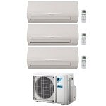 CONDIZIONATORE DAIKIN TRIAL SPLIT SENSIRA 7000+7000+9000 BTU WI-FI INTEGRATO INVERTER 3MXF68A A++