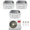 CONDIZIONATORE TCL TRIAL SPLIT CASSETTA A 4 VIE 12000+12000+12000 BTU WIFI INVERTER MT2730 A++